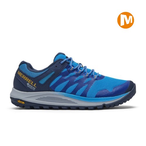 Merrell Nova 2 GORE-TEX Laufschuhe Herren Blau [DE-QGKNJ]